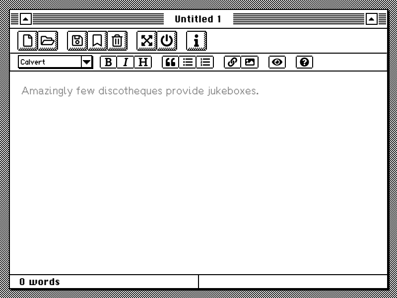 Screenshot of HelloEdit
